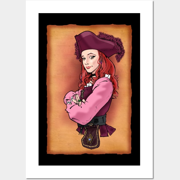 Pirate Redd Poster Wall Art by frankpepito